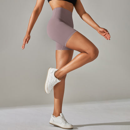 Dusky Pink Yoga Shorts