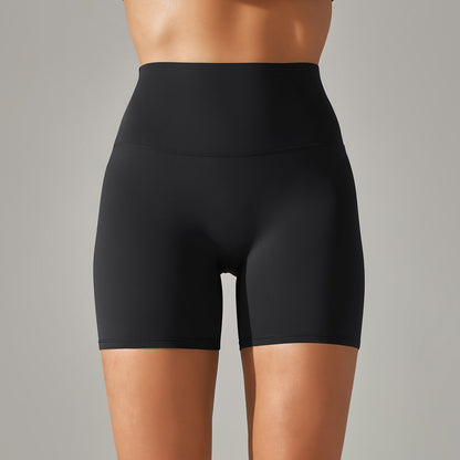 Obsidian Black Yoga Shorts