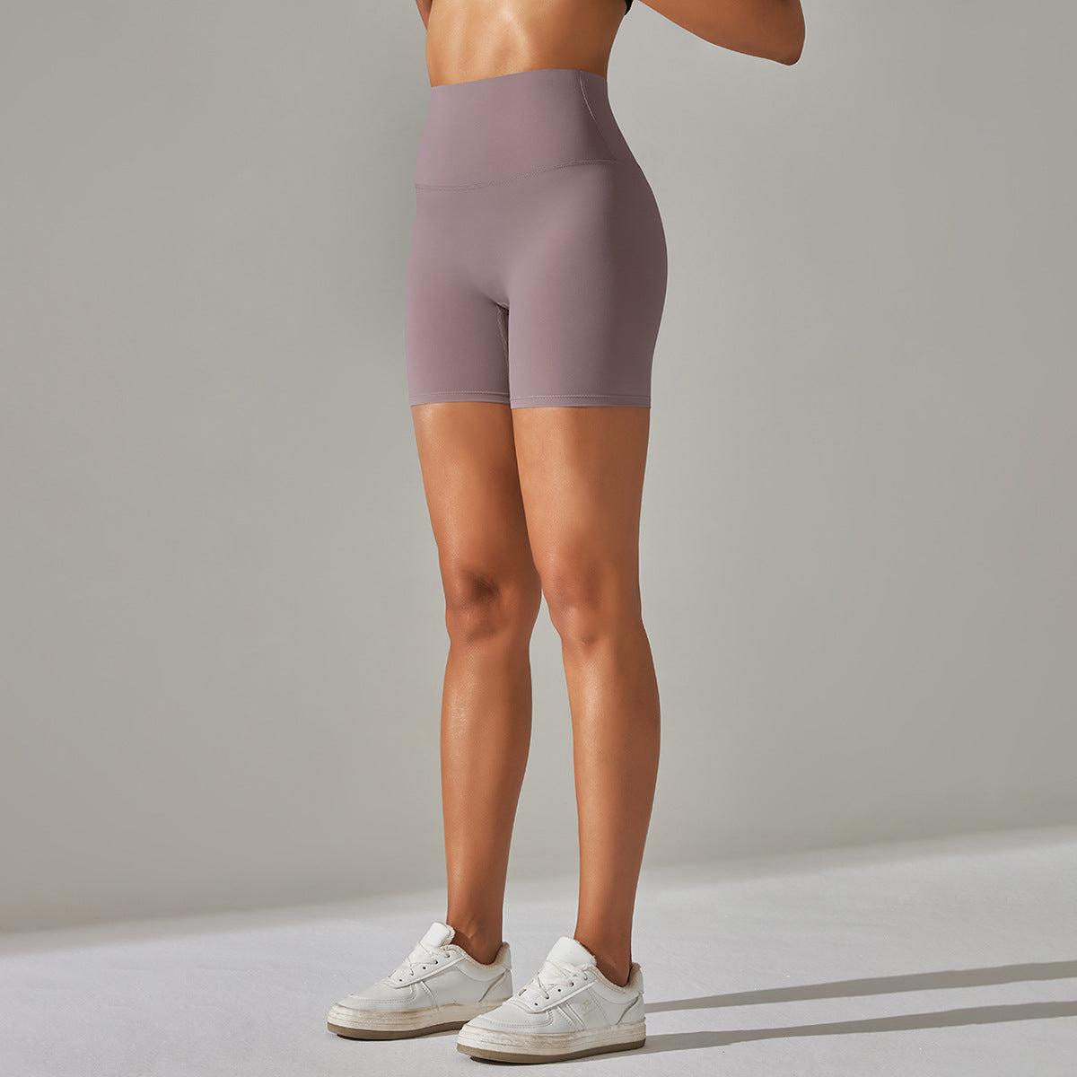 Dusky Pink Yoga Shorts