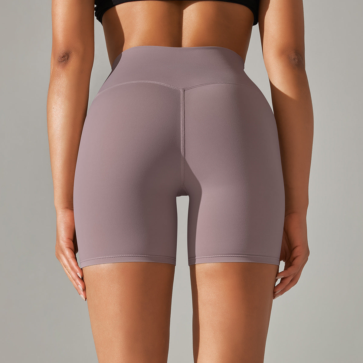 Dusky Pink Yoga Shorts