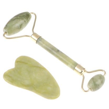 Jade Roller with Gua Sha Massager